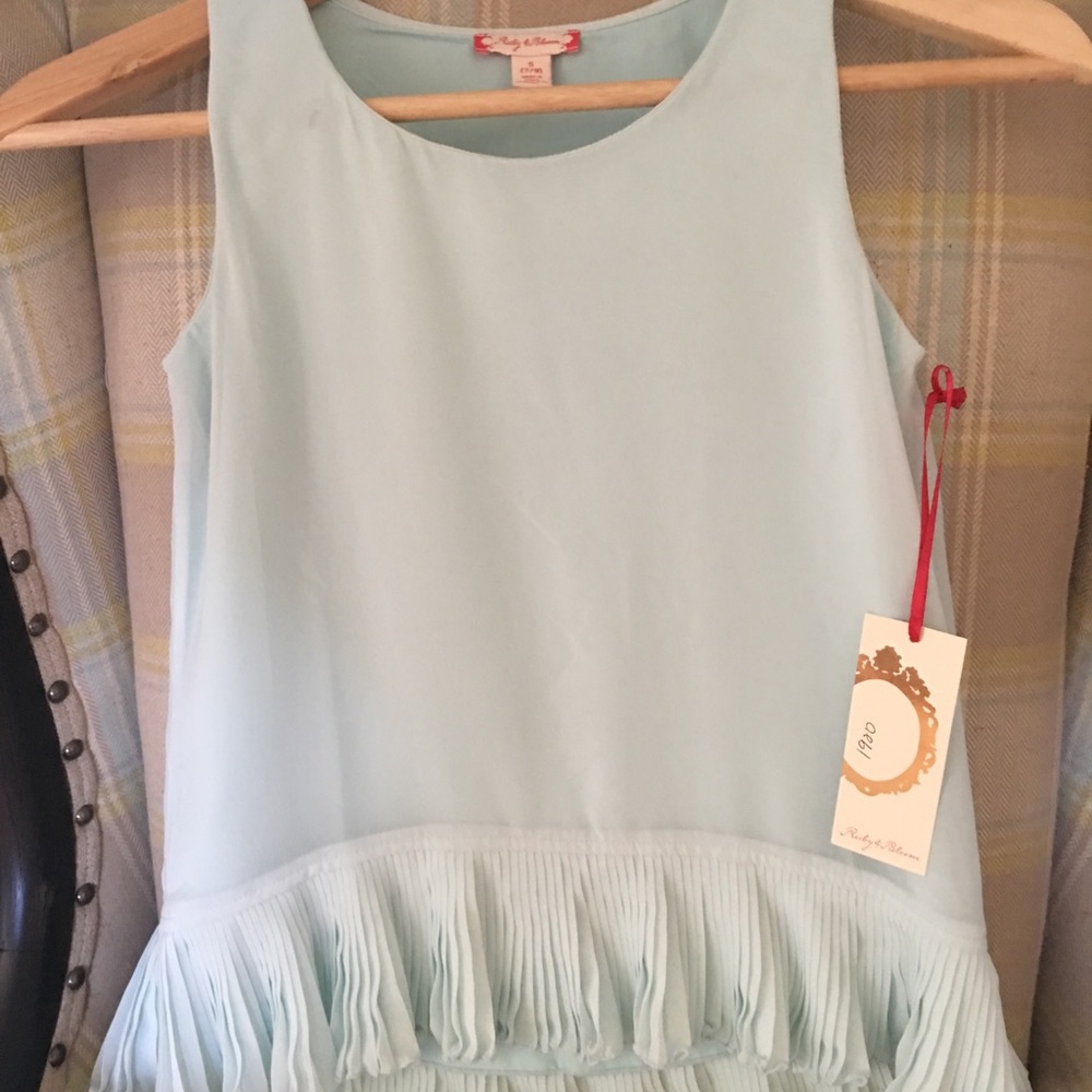 NWT Girls Ruby and Bloom Tank Blouse